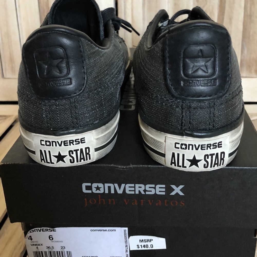 💥SALE💥Boy Converse X Distressed Canvas All Stars - Picture 4 of 8